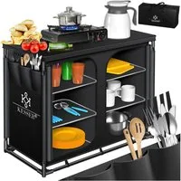 KESSER Campingschrank Campingschrank, Campingküche mit Aluminiumgestell