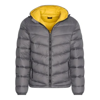 Hooded Winter Jacket Antraciet von Cappuccino Italia in der farbe Grau und in größe S.