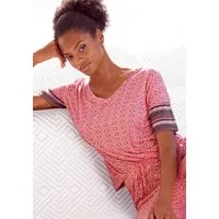 Vivance Dreams by Lascana Pyjamaoberteil in schönem Ethno-Design