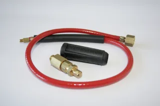 ELMAG Schweißkabel-Stecker, schwarz schwarz - 55606
