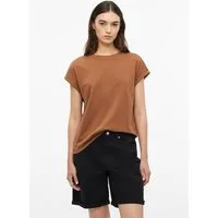 s.Oliver Kurzarmshirt T-Shirt T-Shirt mit überschnittenen Schultern und Turn-up
