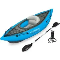 Bestway Einerkajak Hydro Force® Cove Champion™ X1, (Set, -, Inkl. Paddel, Handpumpe, Tragetasche), 275 x 81 x 45 cm