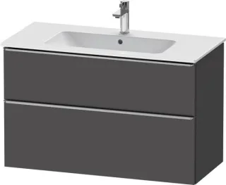 Duravit D-Neo Waschtischunterbau wandhängend Graphit Matt 1010x462x625 mm - DE4363070490000 DE4363070490000