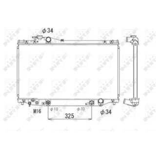 NRF Motork?hler gel?tet 53710