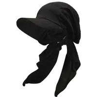 Zaewry Visor Damen Turban Mütze mit Schirm – Leichte Sommer Beanie für Haarverlust (1-St) Weiche Kopfbedeckung & Sonnenschutz für Alltag, Strand und Outdoor