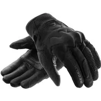 Rebelhorn Motorradhandschuhe Core Motorrad Handschuhe perforiert,kurze Stulpe,Touchscreenbedienung möglich