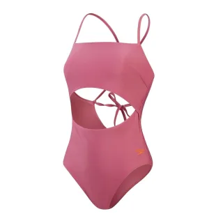 Speedo - Badeanzug für Damen, Hinten geknotet (Pink)