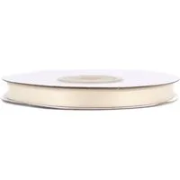 Creativery Satinband, Doppelseitiges Satinband 6mm x 20m Rolle Ivory / Elfenbein