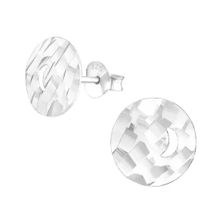Mond Ohrringe aus 925 Silber