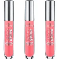Essence Lipgloss EXTREME SHINE VOLUME LIPGLOSS, 3-tlg., glänzendes Finish mit intensivem Glow