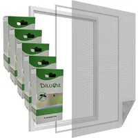 Waidmeister Fliegengitter-Gewebe Fliegengitter Aktion 5er Set 130 x 150 cm Anthrazit, (1-St)