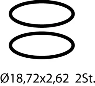 Ideal Standard O-Ring 18.62 x 2.62 A860933NU