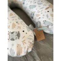 Loolay Stillkissen WAFFELPIQUE HASE Kissen Seitenschläferkissen Schwangerschaftskissen, 170 o. 190 cm Kissen + BEZUG (abnehmbar) HASE Beige Weiss WAFFEL Rosa, Grau, Minze, Weiß, M/ L u. L/ XL - perfekt Auswahl für Schwanger Seitenschläfer Schlafen!, 