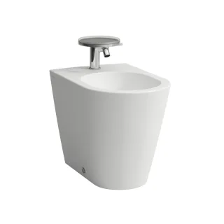 LAUFEN Standbidet Kartell · LAUFEN 370x560, 1 Hahnloch mittig, weiß matt, 83233.1, 8323317573021 H8323317573021