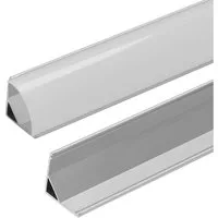 Clanmacy LED-Stripe-Profil 10x 1m LED Aluminium Profil LED Strip Schiene