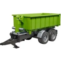Bruder® Spielfahrzeug-Anhänger Hakenlift-Anhänger 50 cm für Traktoren (02035), Made in Europe