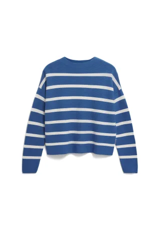 Armedangels - MERINAA STRIPES dark morning-oatmilk - Gr. - L