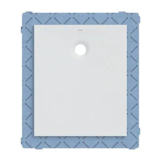 Geberit Olona Rechteckduschwanne 550905001 weiß/matt, 90 x 75 x 4 cm