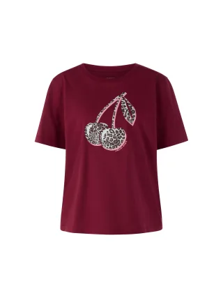 Marc Cain Sports - T-Shirt Rethink Together rhododendron - Gr. - 38
