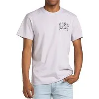 Lee® Rundhalsshirt Logo Relaxed Fit Flieder - Varsity Tee Misty Lilac