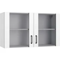 OPTIFIT Hängeschrank OPTImulti Breite 100 cm, mit 2 Stollenglastüren, 1 Einlegeboden