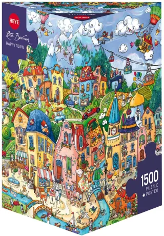 HEYE 29744 - Happy Town (1.500 Teile)