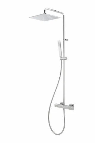 Herzbach CEO Duschsäule Regenbrause 250mm, 36.988250.2.01 36.988250.2.01