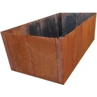 EdelrostPassion Hochbeet, Edelrost, Metall, Höhe:80cm, Breite:60 - 120cm, Länge: 150 - 400cm
