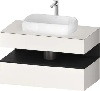 Duravit Qatego Konsolenwaschtischunterbau wandhängend Weiß Supermatt 1000x550x600 mm - QA47310168400 QA4731016840000