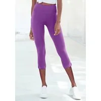 LASCANA Caprileggings mit breitem, weichen Bündchen
