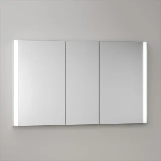 KEUCO Royal Atlas LED Spiegelschrank 120 x 71 x 11,5 cm mit 3 Türen, Unterputz 211201450110