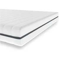 Kaltschaummatratze 7 Zonen drei verfügbare Härtegrade (H2, H2&H3, H3), Beco, (ergonomische Matratze 70x200, 15cm hoch, Härtegrade H2&H3), abnehmbarer Bezug, hergestellt in Deutschland, atmungsaktiv