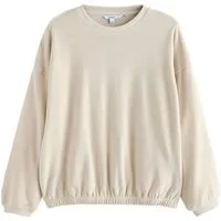 Next Sweater Langärmeliges Rundhalssweatshirt aus Frottee (1-tlg)