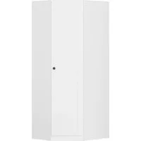 OTTO home Eckkleiderschrank Mehrzweckschrank Aktenschrank Möbel Mietswohnung Schlafzimmer YLVA (Schenkelmaß: 85x72 cm, Höhe 197 cm) skandinavischer Style mit Rahmenfront und Knopfgriff MADE IN GERMANY