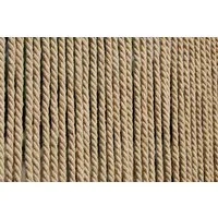 La Tenda Türvorhang CASA TOULON 1 Seilvorhang beige, Ösen, halbtransparent, 90 x 210 cm, Kunststoff - Schrauben inklusive