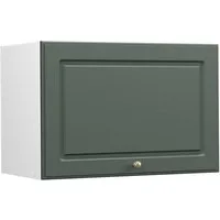 Vicco Hängeschrank Fame-Line, Grün-Gold Landhaus/Weiß, 60 cm Flach (1-St)