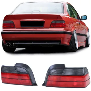 Rückleuchten Heckleuchten in Rot / Schwarz für BMW 3er E36 Coupe Cabrio auch M3 90-99