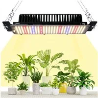 Jibenhome Pflanzenlampe 50W 312 LED Pflanzenlampe Vollspektrum Pflanzenlicht, Wachstumslampe, Grow Light für Zimmerpflanzen Sprießen Gemüse Blüte