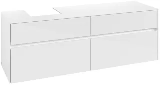 Villeroy & Boch Waschtischunterschrank Collaro C10500 1600x548x500mm Glossy White C10500DH