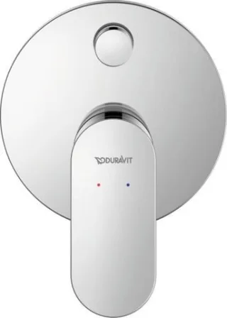 Duravit Wave Einhebelmischer Unterputz Set Chrom Hochglanz 125x89x162 mm - WA4210008010 WA4210008010