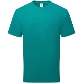 Fruit of the Loom Unisex-Erwachsene Baumwoll-T-Shirt (Meeresblau Grün)
