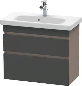 Duravit DuraStyle Waschtischunterbau wandhängend Graphit & Basalt Matt 730x368x610 mm - DS649904943 DS649904943