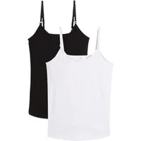 bonprix Stilltop (Packung, 2-tlg) lockere Passform, funktioneller Verschluss, aus Baumwolljersey