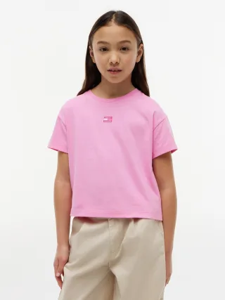 TONAL FLAG TEE S/S Pink Daisy - Gr. - 14