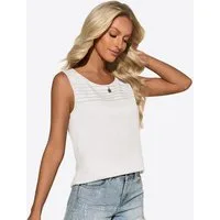 Imily Bela Shirtweste Damen Freizeit Tanktop für Strand (Packung, 1-tlg., 1per-Pack) Faltendesign
