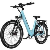 RCB E-Bike Pedelec G6 für Stadt und Gelände,27,5 Zoll Damen Elektrofahrrad,13Ah,60-100 km, 7 Gang, Heckmotor, 468 Wh, APP&NFC,ebike Damen,Gepäckträger hinten,max. Geschwindigkeit: 25 km/h