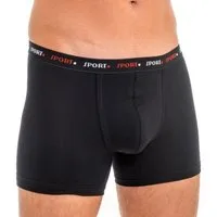 HERMKO Boxer 8950 mit Webbund, Bio-Baumwolle/Elastan, kurzem Bein, Feinripp