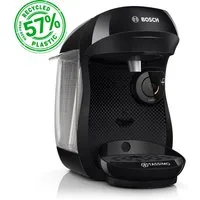 TASSIMO Kapselmaschine happy friendly TAS102E, über 70 Getränke, platzsparend, geeignet für alle Tassen, Wassertank 0,7 L, schwarz