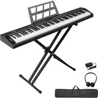 LALAHO Digitalpiano E Piano 88 Tasten, Keyboard für Kinder und Erwachsene, Dual-Bluetooth, mit/ohne Ständer, für Kinder und Erwachsene