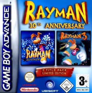 Rayman 10th Anniversary (Rayman Advance + Rayman 3) [Nintendo Gameboy Advance]